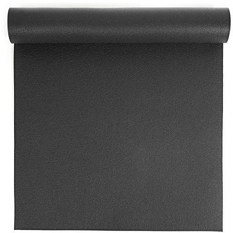Yoga Studio Oeko Tex Original Sticky Yogamatte, lang, breit, 80 x 200 x 0,45 cm, Onyx Schwarz