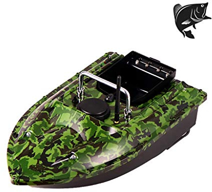 AHWZ Bait Boat - RC Bait Boats for Carp Fishing 500m Remote Control with 1.5kg Loading,Green