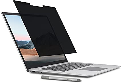 Kensington MagPro™ Elite Magnetischer Blickschutzfilter für Surface Laptop 3 15 Zoll, Magnetische Schutzfolie, Touchscreen-kompatibel, Begrenzter Betrachtungswinkel, Mit Blaulichtfilter, K50362WW