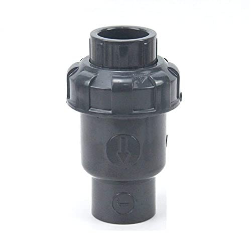 20mm 25mm 32mm 40mm 50mm Noir Upvcnon-Retour clapet Anti-Retour clapet unidirectionnel 20MM clapet Anti-Retour intérieur Vertical et Horizontal général 1 pc