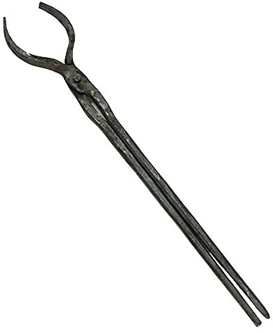 Tenaza de Forja Pinzas de Herrero Yunque Tornillo de Banco Tenaza de Forja de Punta Redonda 40-80mm para Engineer Blacksmith Forge (5 Tenaza),50mm