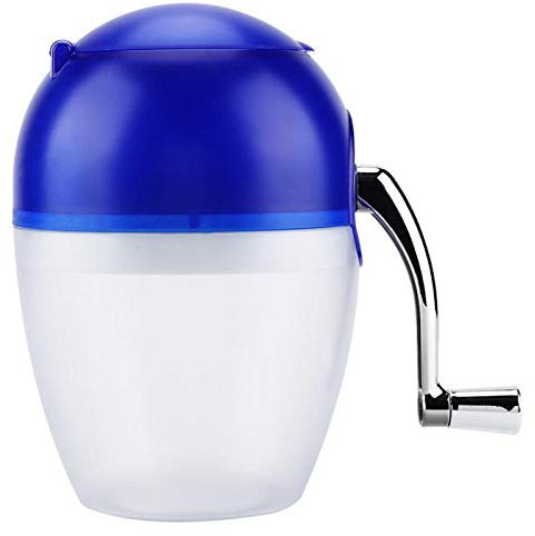 YGLONG Ice Crusher Tragbarer Handheld-Hand-Eisbrecher-Hand-Kurbel-Mini-EIS-Rasiermaschine Schneekegel Smasher-Küche DIY EIS-Schleifwerkzeug Ice Crusher Manuell (Color : White)