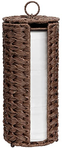 GRANNY SAYS Portacartaigienica Bagno, Porta Carta Igienica da Terra, Dispenser Carta Igienica, Porta Rotolo Carta Igienica, Portarotolo Carta Igienica da Terra, Porta Rotoli Carta Igienica, Marrone