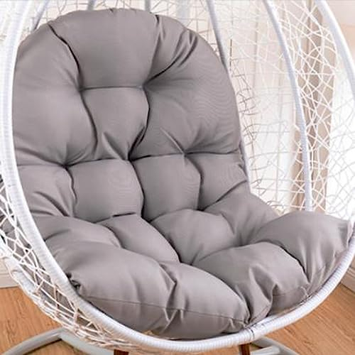 Earnmore Cojín Grueso para Silla Colgante para Silla, Banco, Hamaca de jardín, cojín de Asiento, Suave, para Interiores y Exteriores, con Respaldo