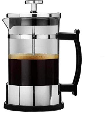 HWSY Coffee Moka Pot Stainless Steel Glass Teapot French Coffee Tea Percolator Filter Press Plunger 350ml Manual Coffee Maker Pot Interesting