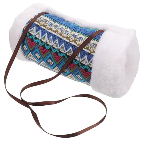 Happyyami Kunstfell-Handmuff Für Damen Winter Warmer Arm- Und Handwärmer Tragbarer Handmuff-Wärmer Mit Riemen Für Mädchen Im Freien Bei Kaltem Wetter