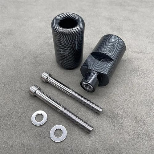 DZSQEGBX Für Suzuki Für Gsxr1000 Für Gsx-R Für Gsxr 1000 K5 2005 2006 Motorradrahmenschieber Crash Falling Protection Engine Pad Protector Block Motorrad Sturzschutz Sturzpads(Kohlenstoff-Look)