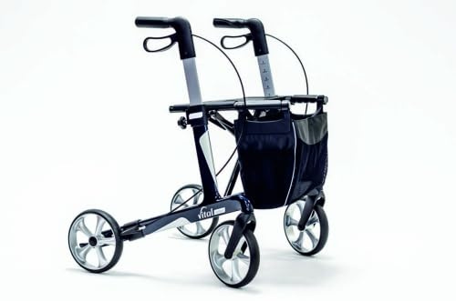 Russka Rollator Vital carbon 62 saphirblau