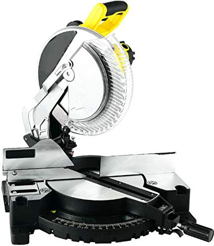 XNYXLPP Scie à onglets coulissante Lame de scie 2200W ? 305 mm, Largeur de Coupe maximale : 305 mm, Scie à Panneaux Professionnelle Scie à onglets pour Coupes transversales