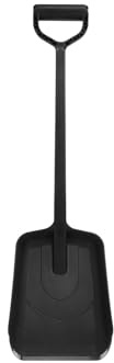ELEMENT Pala da neve monopezzo in polipropilene con bordo in metallo, 80 cm, portatile e multifunzionale in inverno, per auto, motoslitta, campeggio, piccola vanga, neve