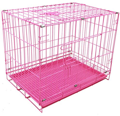 Hundekäfig Haustiere Hundekäfig Zusammenklappbare Hundekäfige aus Metall Voll ausgestatteter Haustierkäfig für den Innen- und Außenbereich Haustierbedarf Hundekäfig