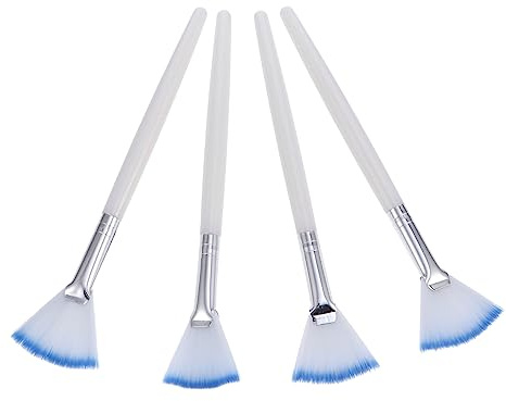 Beaupretty 4pezzi Pennello per Maschera Viso Strumento per Applicazione Maschera Pennello di Bellezza per Viso e Corpo Applicatore per Maschere e Occhiali