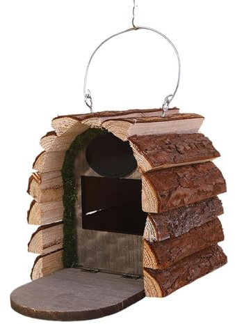 Casette Per Uccelli Da Ambiente Esterno In Legno Appendibile | Casetta Per Volatili Da Esterno Patio, Balcone, Giardino, Albero, Cortile, Interno, Finestra ed Abitazione