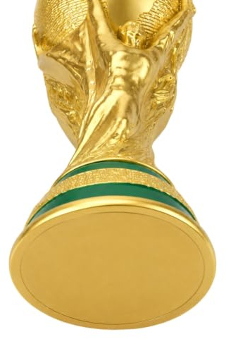haobook Replica Trofeo Coppa del Mondo di Calcio, Coppa Premio Campione in Resina per Tifosi, Cimelio Calcistico, Regalo Decorativo per Ufficio, Bar, Festa,21cm