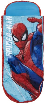 ARDITEX Marvel Spiderman Aufblasbares Luftbett und Schlafsack, offiziell lizenzierter Kinderschlafsack für Übernachtungen, Camping Luftbett, tragbar mit Pumpe, ab 3 Jahren, Indoor Outdoor, waschbare