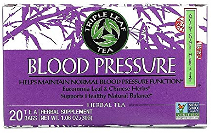 Triple Leaf Blood Pressure Tea Bags, 20 ct