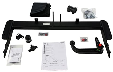 Westfalia Abnehmbare Anhängerkupplung für Jeep Grand Cherokee IV (BJ 04/2011-04/2021) - auch für SRT8/Summit, weiß