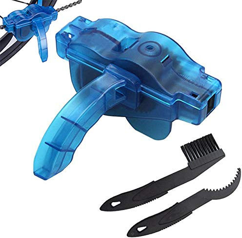 Bringsine Cycling Bicycle Chain Cleaner Easy Clean Bike Parts Cleaning Brush WasherTool Waterless Set Kit (3 Piece)