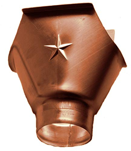 Einhängestutzen 285-er Kupfer für Dachrinnen mit Rohrabgang in 76, 80, 87 und 100 mm (groß)