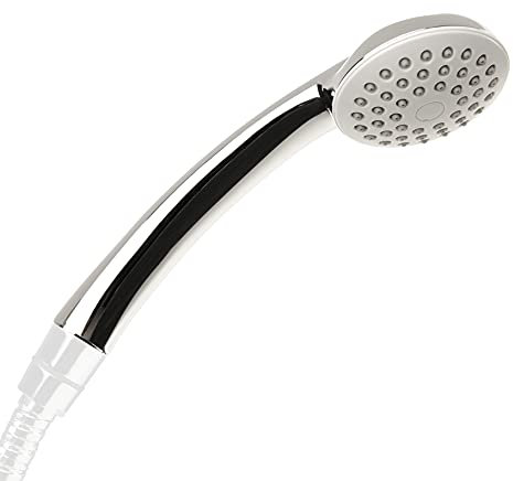TATAY Alcachofa Ducha Pacific, 6,5 cm de Diámetro, de ABS, 1 posición, Sistema de Ahorro de Agua y Antical, Fácil Limpieza, Cromado