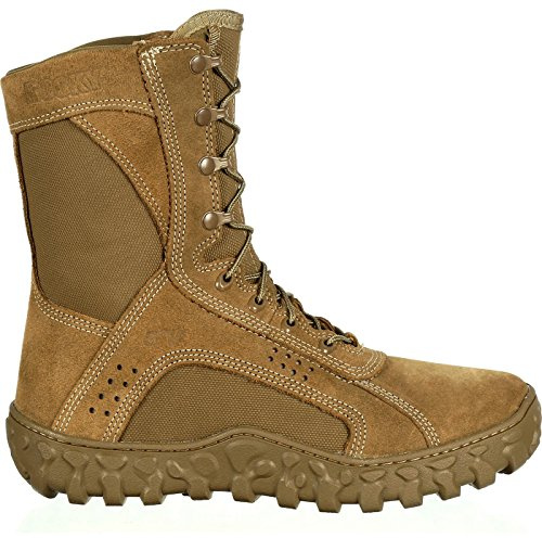 ROCKY S2V Tactical Military Boot, Coyote Brown, Size 12(M)
