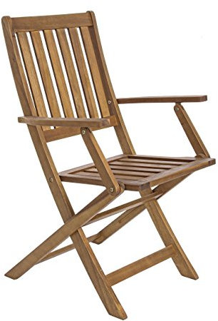 Stuhl C - Armlehne MALI klappbar aus Holz für Außen