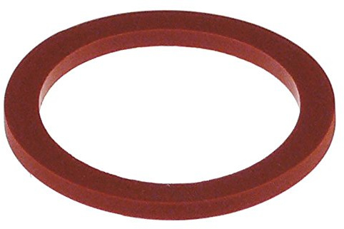 Gastroteileshop Silikon-Dichtung, Rot, 48mm x 38mm, 3mm, Silikon, Wasserfest, Paste, Mehrere Oberflächen, Dichtung, CAULKS