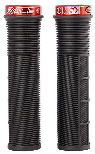 Muc-Off SB3 - Race-Grips aus Lock On – Griffe für Fahrrad, ideal zum Laufen – ultradünnes Design – extrem leicht – hohe Festigkeit – hervorragende Griffigkeit – Schwarz/Rot