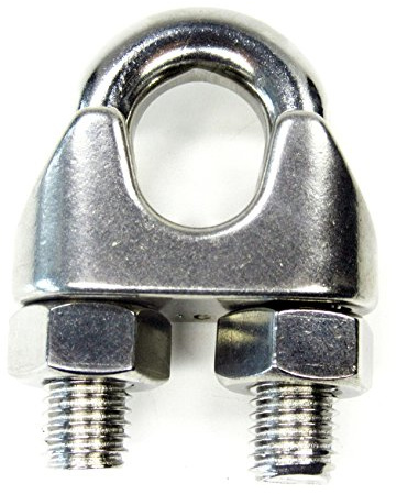 2x Drahtseilklemmen Drahtseilklemme Seilklemme Edelstahl 10 mm Klemm Inox (919884)