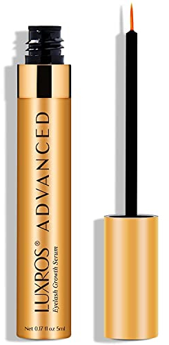 Eyelash Growth Serum 5 mL: Get Thick, Strong Lashes in Just 3-4 Weeks with Our Plant-Based Eyelash Enhancer Serum - No Parabens - Made in USA