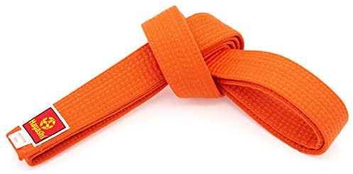 Hayashi Budogürtel in vielen Längen und Farben für Budokas - orange, 240 cm