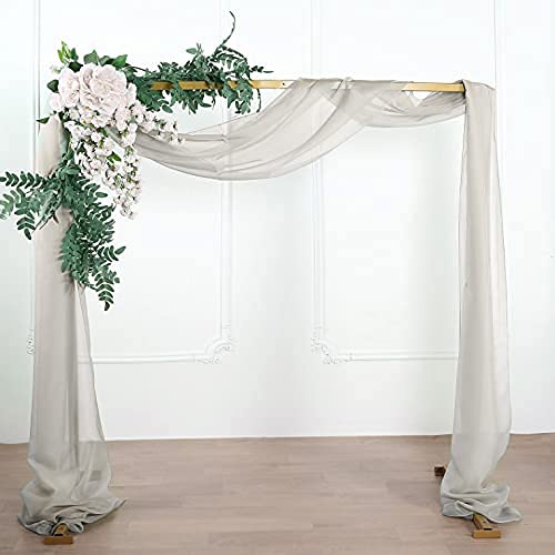 18Ft Wedding Arch Draping Fabric Backdrop Drapery for Parties Ceiling Wedding Arch Reception Drapery Fabric Décor