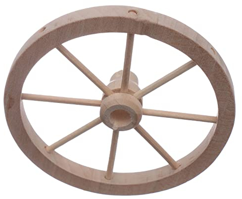 Wagenrad aus Holz 9 cm im Durchmesser für DIY-Krippe