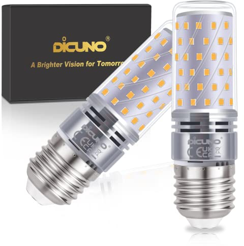 DiCUNO E27 LED Mais Glühbirne 10W, 4000K Neutralweiß, ersetzt 130W Glühbirne, 1400lm, E27 LED Lampe, CRI 82, 360° Abstrahlwinkel, Kein Flackern, Nicht dimmbar, 230V, 2er Pack