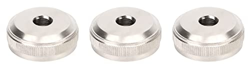 Trompete Ventilkappe Metall Silber Schraubkolben für Trompete Ersatz Zubehör Musikinstrument Ventilkappe Trompete Zubehör für Musiker Praktikant Lehrer Konzert Probe Rehearsal