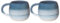 Sass & Belle Mojave Glaze Espresso Blue Mug - Set Of 2