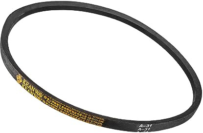 Kozelo A-31 Drive V-Belt - [31-inch Inside Circumference] A-Section Rubber Drive Belt Wrapped for Transmission Use