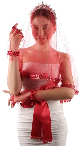 Limelia Wedding & Accessories Damen Schleier (4er Pack)