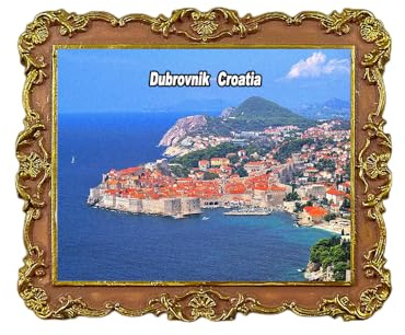 Dubrovnik Kroatien Kühlschrankmagnet 3D Reise Souvenir Kühlschrank Dekoration Magnet Aufkleber Handwerk Kollektion