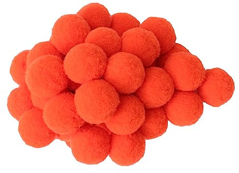 VILLFUL 500 Stück 30 Mm Bunte Elastische Plüschbälle Aus Polyester DIY Bastelmaterial Für Kostüm-Accessoires Und Heimdekoration