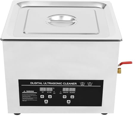 MIAOMI 15L Digital Ultrasonic Cleaner with Heater and Timer, Professional Ultrasonic Parts Cleaner for Retainer Glasses Jewelry Lab Tool