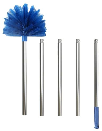 Cobweb Duster - Spider Web Brush | Spazzola Per Polvere A Mano Lunga | Pulizione Di Righetweb Estendibile Con Di Estensione | Remover Web Di Ragno Piuma Per Ventole Ad Alto Ventola Tetti Interni
