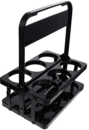 HIAKDOFT Beer Basket for Bottles Foldable Black Storage Organizer for Beer Wine Bottle Holder Rack Shelf for Home Bar Ktv Party