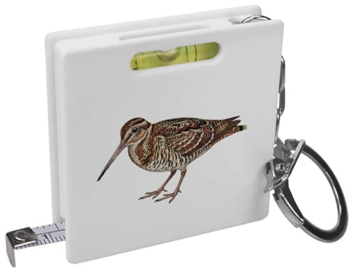 Azeeda 'Woodcock Bird' Keyring Tape Measure/Spirit Level Tool (KM00048609)