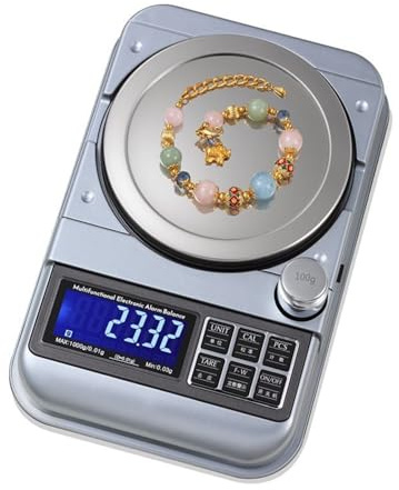 Básculas Digitales, Báscula digital profesional con alarma, conteo de precisión de 0,01 g(1000g x 0.01g)