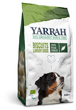 YARRAH Bio Hundesnack Vegetarische Kekse, 500 g, 2er Pack (2 x 500 g)