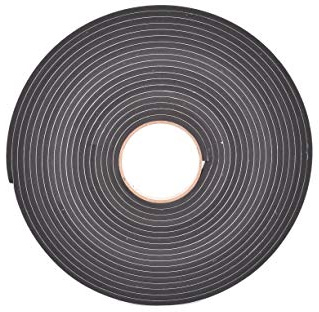 Sponge Neoprene Stripping W/Adhesive 1/2in Wide X 1/4in Thick X 37.5ft Long