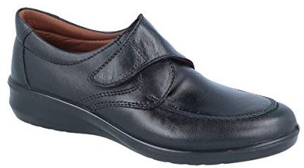 LUISETTI Damer 0306 mokassin, svart - 39 EU