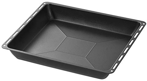 ICQN Bandeja de horno con revestimiento antiadherente 445 x 375 x 40 mm | Profundidad extra | Adecuado para Whirlpool, Ignis, Bauknecht, Indesit, Algor, Neckermann, Lloyds | Antiadherente