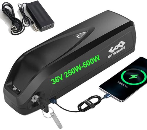 Unit Pack Power(A Grade-Zelle) 36V 48V 52V Ebike Akku 13-20Ah - Ebike Batterie passt für 1000W / 750W / 500W für Elektrofahrrad - Hailong Lithium-Ionen-Akku
